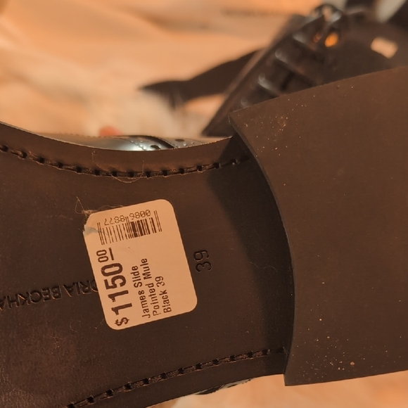 NWT ❤️ Victoria Beckham Classic Black Oxfords - Picture 4 of 8